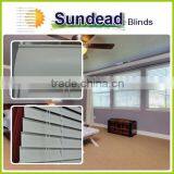 Wholesale High UV Durability 2 Inch Faux Wood Blinds, Venetian Blinds for Windows, Room Darkening Plantation Blinds thumbnail-3