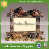 Double Horesheads Resin Photo Frame thumbnail-1