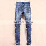 Manufacture Fashion Men Gender Spring Mid-waist Straight Loose Denim Jeans Pants thumbnail-2