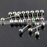 Rhinestone Tongue Nipple Bars Rings Barbell Studs Body Piercing thumbnail-1