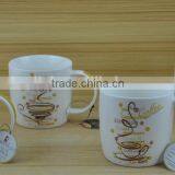 11OZ Lace Knitting With Flowers Full Decal Print Coffee Cups, Shiny Surface New Bone China Mug, KL5004-10286 thumbnail-3