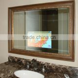 Europe style bathroom backlit mirror TV , bath mirrorsTV