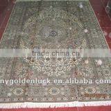 400L 6x9 Hand Knotted Silk Persian Rugs thumbnail-1