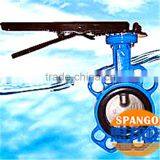 Lever Operated Wafer Type Butterfly Valve With Double Half Shaft thumbnail-1