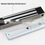 IP68 Weatherproof Stainless Steel Body 280kg Magnetic Lock With 4 Wire Door Status Indicator Output for Customized Model