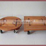 Wooden Flower Pot Trolley(FSC Certificate)