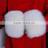 Winter Oversleeve For Jacket And Coat Luxurious Fox Fur Real Fur Cuff thumbnail-3
