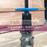 Stainless Steel or Ductile Iron Bi Directional Manual Knife Gate Valve