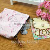 Lovely Women Coin Bag Pocket Pouch Wallet Cash Sweet Flower Canvas Purse thumbnail-4