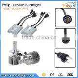 4500LM High Low Beam 45W Led Car Headlight H4,led Headlight Bulb With H4 H7 H8 H9 H11 H10 9004 9005 9006 9007