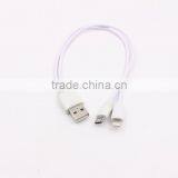 Strong Quality Data Cable Double Micro Usb for Android and Iphone thumbnail-1