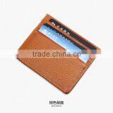 Genuine Leather Card Holder Simple Card Wallet thumbnail-5