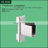 Metal Pipe Support Brackets for Shop / Square Tube Connector thumbnail-1