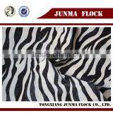 100% Polyester Cotton Fringe New Style China Linen Textiles Christmas Flocked Spray Print Fabric thumbnail-3