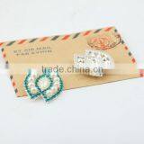 Fancy Design Top Grade Colorful Button With Pearl for Wedding Dress Decoration thumbnail-3