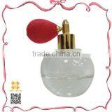 Popular wedding gift set 50ml perfume with red bulb sprayer bottle