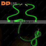 China Supplier Noise Cancelling Spring Extension Cable Metal Earbuds in Ear Earphone thumbnail-1