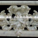 Natural Carved Stone Baluster Handrail Stairs