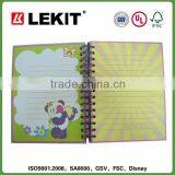 CMYK Offset Printing Hardcover Spiral Journal
