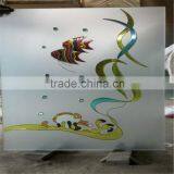 Best Price Wholesales Acid Frosted Design Door Glass thumbnail-4