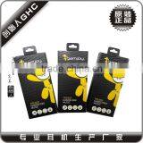 Metal Earphone With Blister Package