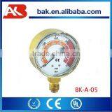 Golden Color or Other Color Painted Steel Case Manometer Pressure Gauge thumbnail-1