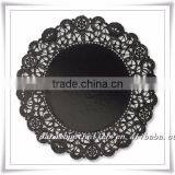 New Design And Food Safety Black Paper Doilies