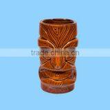Ceramic Tiki Beer Mug Without Handle thumbnail-1