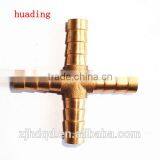 1/8''-3/4'' Brass Cross Type Four-way Water Hose Fitting thumbnail-1