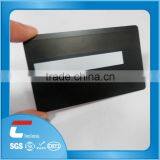Black Stainless Steel Cards With Magnetic Stripe and Signature Cheap Factory Price thumbnail-1