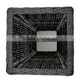 Outdoor Tall Large Stackable 3-pc Plastic Rattan Garden Pots and Planters thumbnail-3