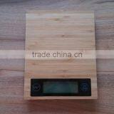 Bamboo Platform Kitchen Use Food Weighing Scale thumbnail-2