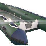 PVC Material Hull Durable Inflatable Fishing Boat for Sale! thumbnail-6