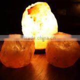 Pure Natural Crystal Himalayan Rock Salt Lamp thumbnail-1