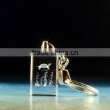 3d Lasered Turtle Animal Keychain in Crystal Wholesale thumbnail-1