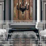 Colorful Plastic Table With Glass Top LGL66-9346 thumbnail-1