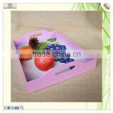 Excellent Solid Cutting Handle Pink Mdf Wood Tray thumbnail-5