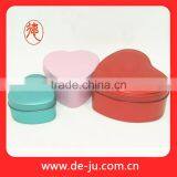 Various Size Colors Wedding Candy Gift Heart Tin Box thumbnail-1