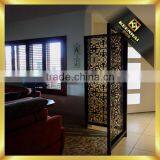 Home Decor Stainless Steel Decorative Metal Folding Screen Room Divider thumbnail-2