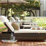 2017 Sigma High End Weatherproof Furniture Design Outdoor Rattan Cushion Beach Sunbed thumbnail-1