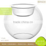 Cheap Ball Shaped Decorative Glass Wedding Decoration Candle Holders thumbnail-1