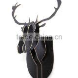 DIY 3D Cut Model Kit- Wooden Puzzle Kit for Educational &Wall Decor - Construct a Creative& Visual Model on Your Own Deer Head thumbnail-5