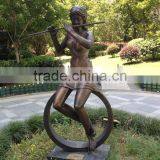 European Style Bronze Casting Angel Statue for Garden Decoration thumbnail-4