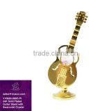 Gold Plated Crystal Guitar with crystals from swarovski