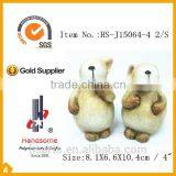 7.2" Cute Ceramic Rabbit Ornament for Home Decoration and as Gifts 2/S thumbnail-2