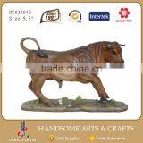 8.5 Inch Resin Home Decoration Holiday Gifts Rhino Animal Sculpture thumbnail-2