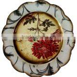 Beautiful China Flower Plastic Plate thumbnail-1