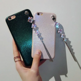 Imitation PU Leather Back Cover Shell Diamond Mobile Phone Cases for IPhone7/7Plus/6/6s/6plus/6splus Cell Phone Housing thumbnail-1