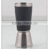 Stainless Steel Jigger With Leather thumbnail-1