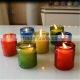 Wax Candle Jar Glass Candle Jar,color Candle Glass,tea Light Holder thumbnail-2